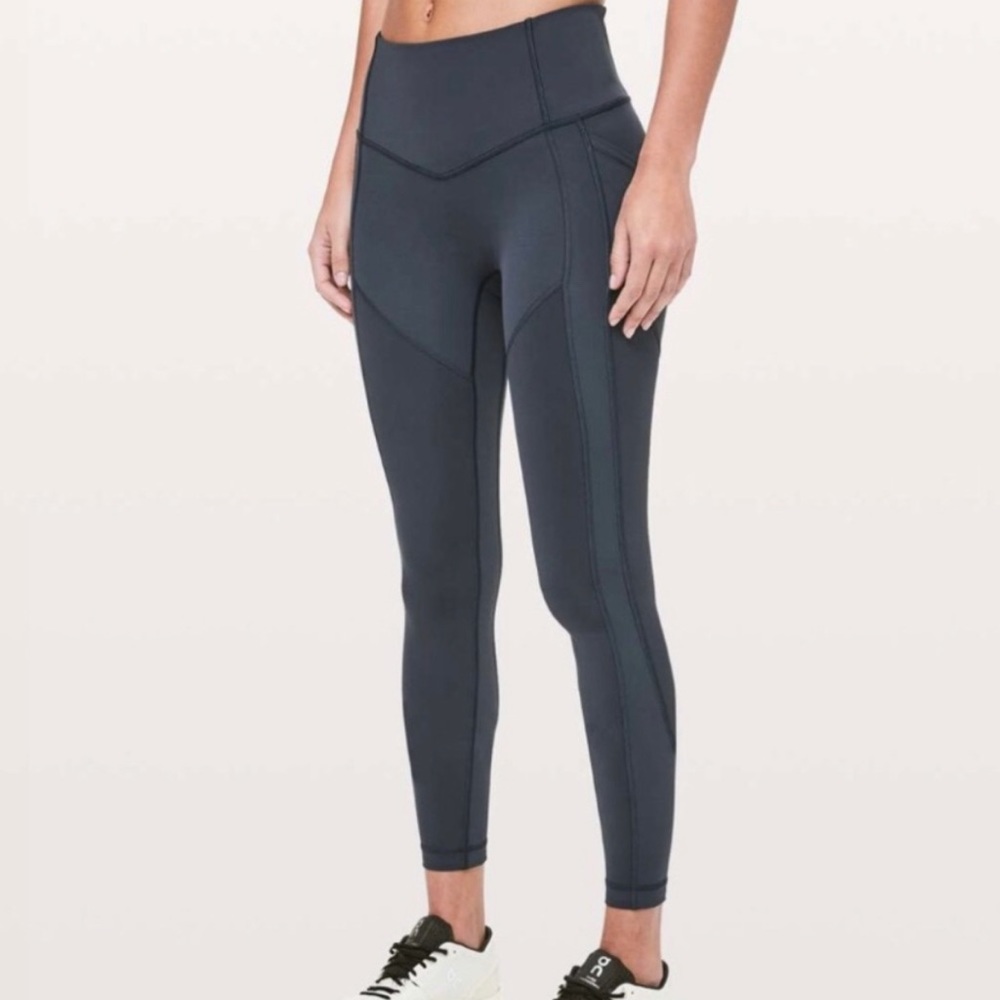 Size 6 all the right places Lululemon full length deep teal